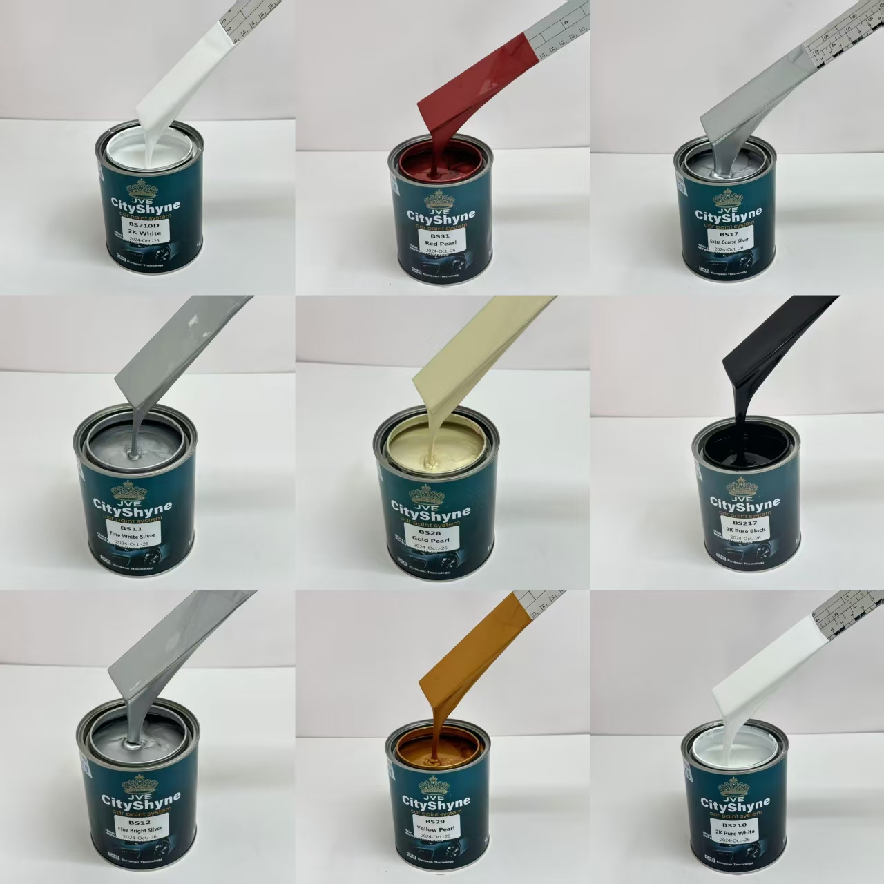 Wholesale High Quality  Cars Paints Colors Repair Coating Solid Color Automotive Clear Acrylic 1K 2K Car Paint