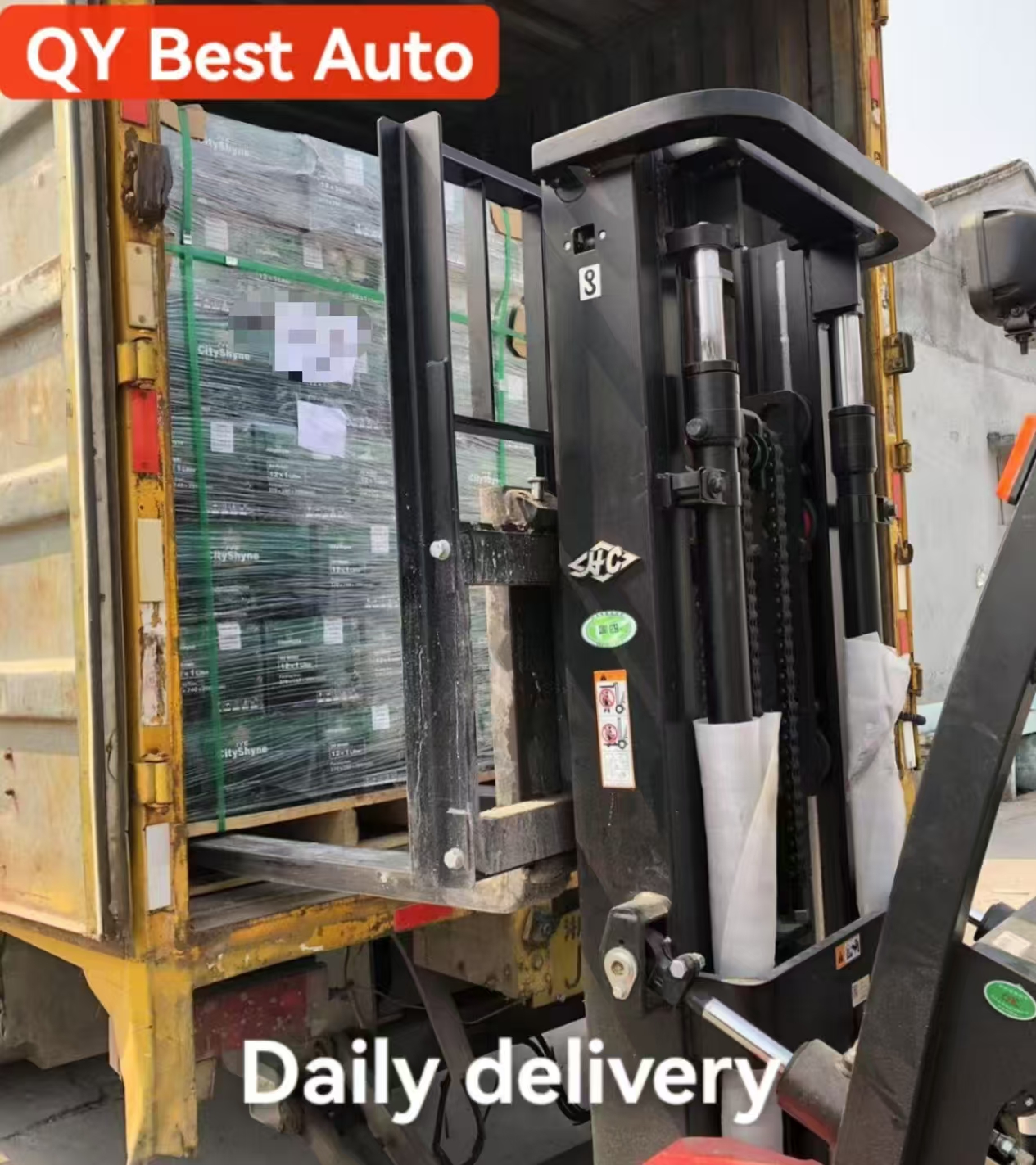 Daily shipment and loading