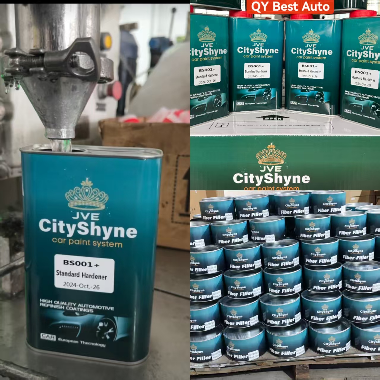 High Solid  Hardener / Clear Coat /Thinner Content Car Paint Manufacturer Automotive Paints Refinish Paint For Auto body Repair Coating